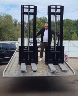 Тест-драйв складской техники на нашем складе в Евпатории